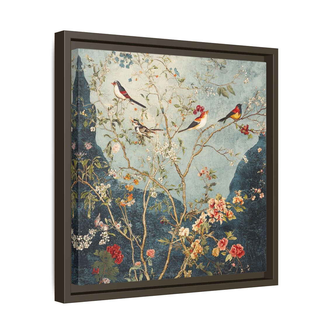 Asian Bird Art Print, Chinoiserie Japandi Decor - Image 3