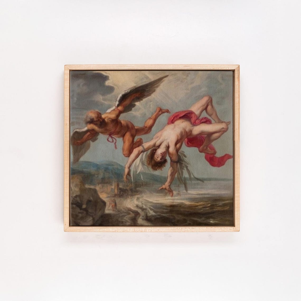 The Fall Of Icarus Classic Greek Mythology Oil Painting Poster - Image 4