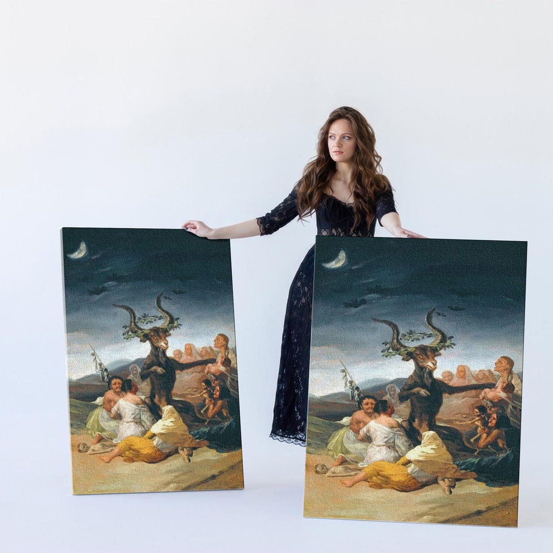 Francisco Goya Witches Sabbath Classic Art Reproduction Poster - Image 5