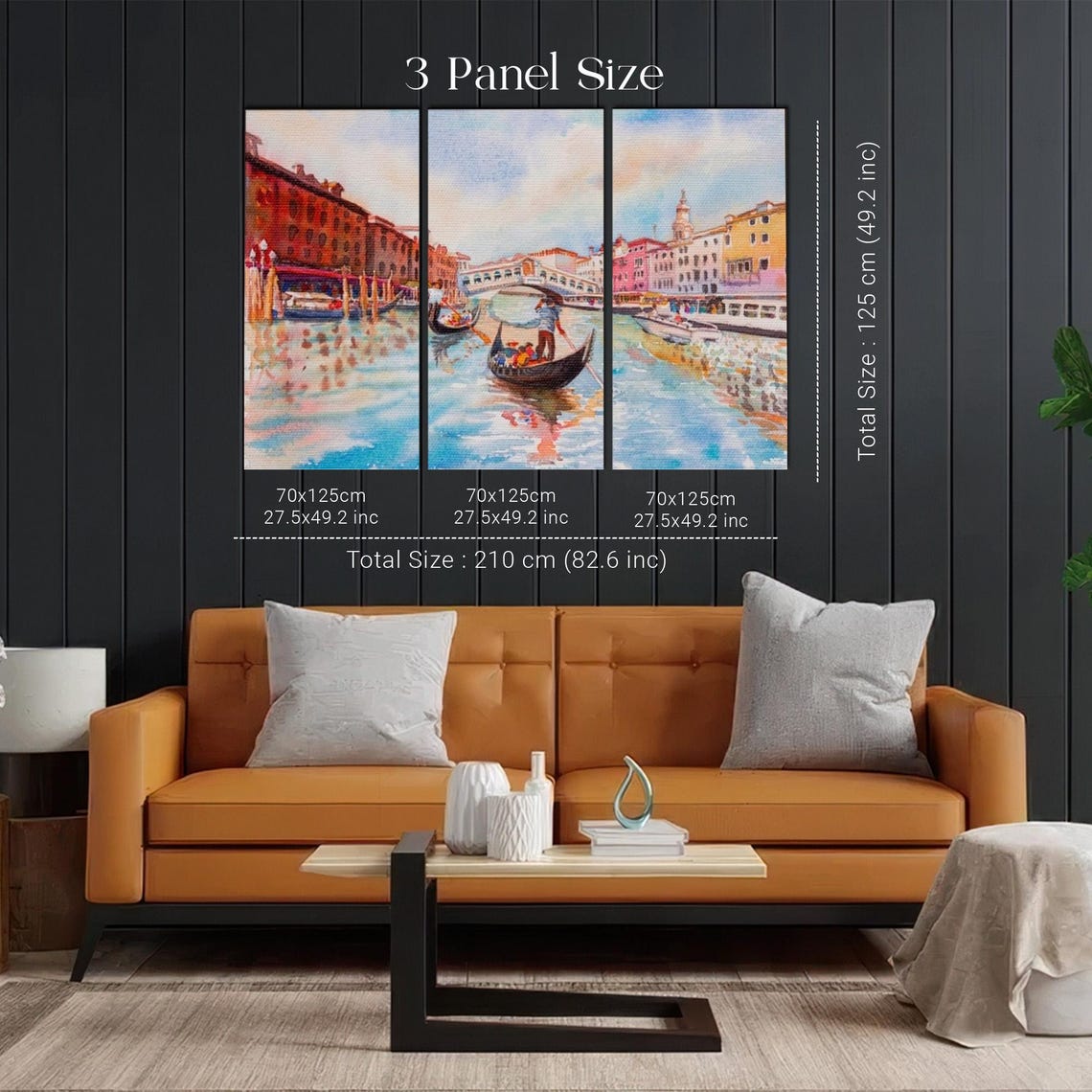 Gondolas On The Venice Canal With Colorful Venetian Buildings Poster - Image 2