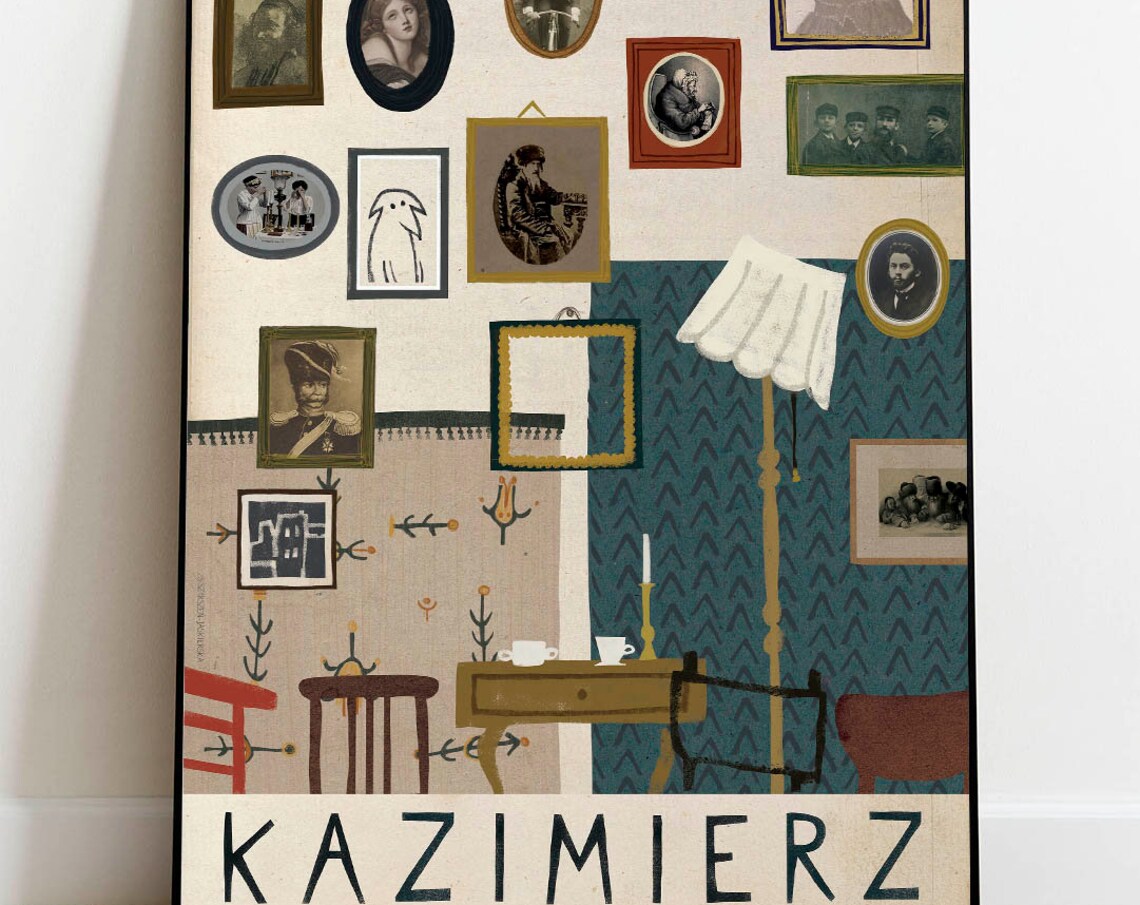 Kazimierz Krakow Cracow Poland Travel Poster
