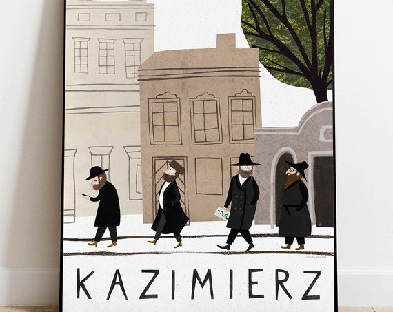 Krakow Cracow Poland Travel Poster, Polska Print