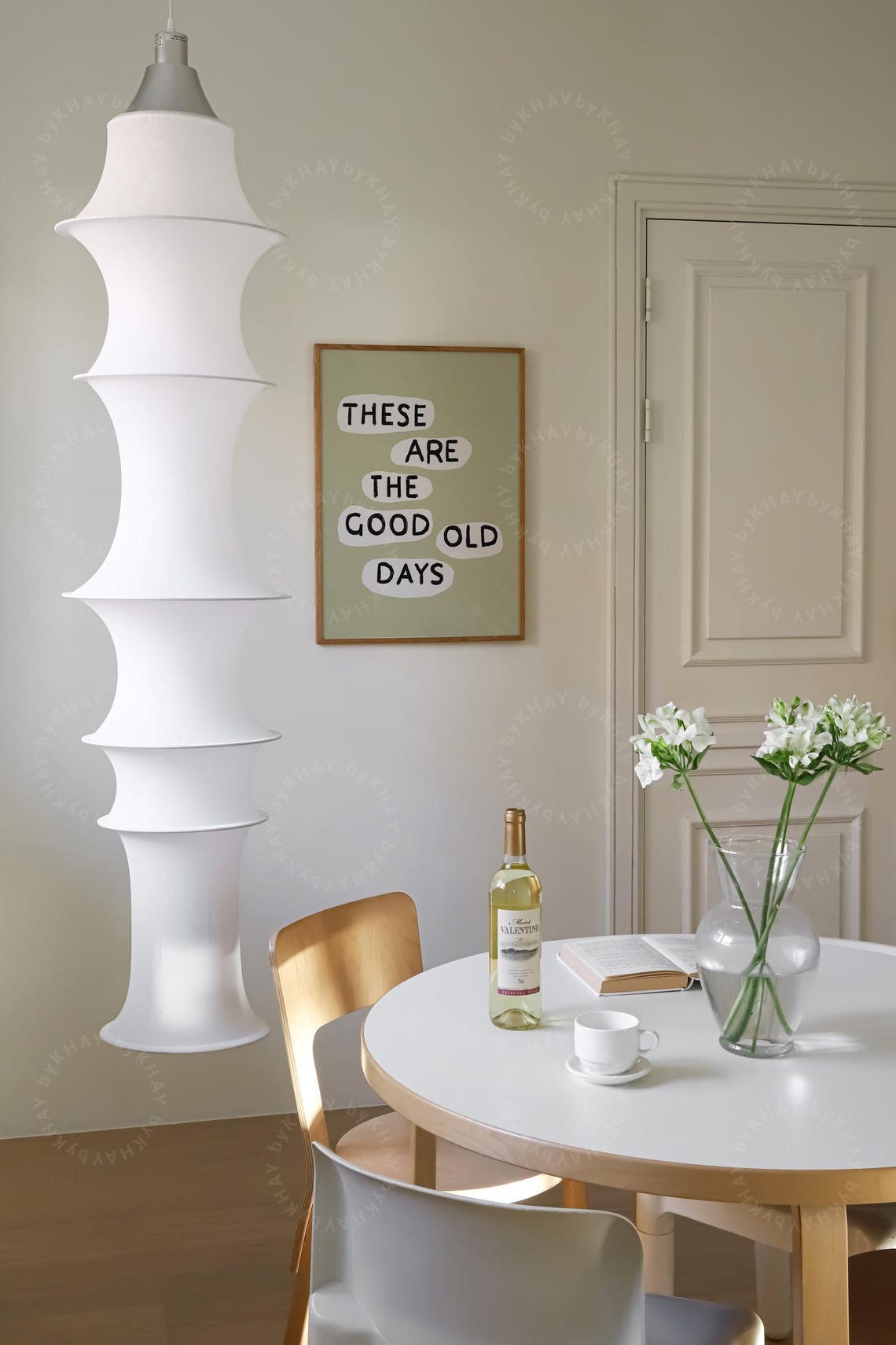 These Are The Good Old Days Sage Green Handwritten Positive Quote Poster - Image 2