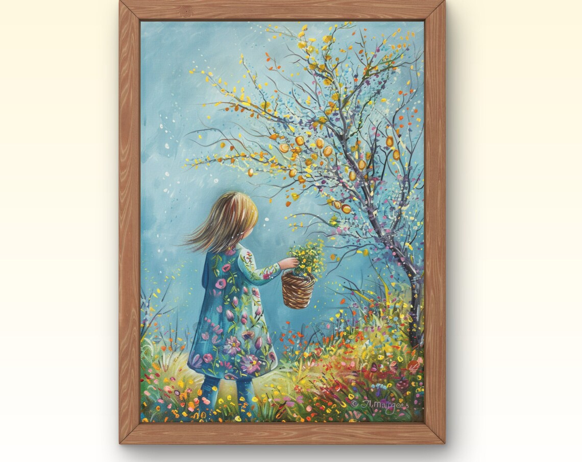 Springtime Bloom Art Print, Thoughtful Easter Gift