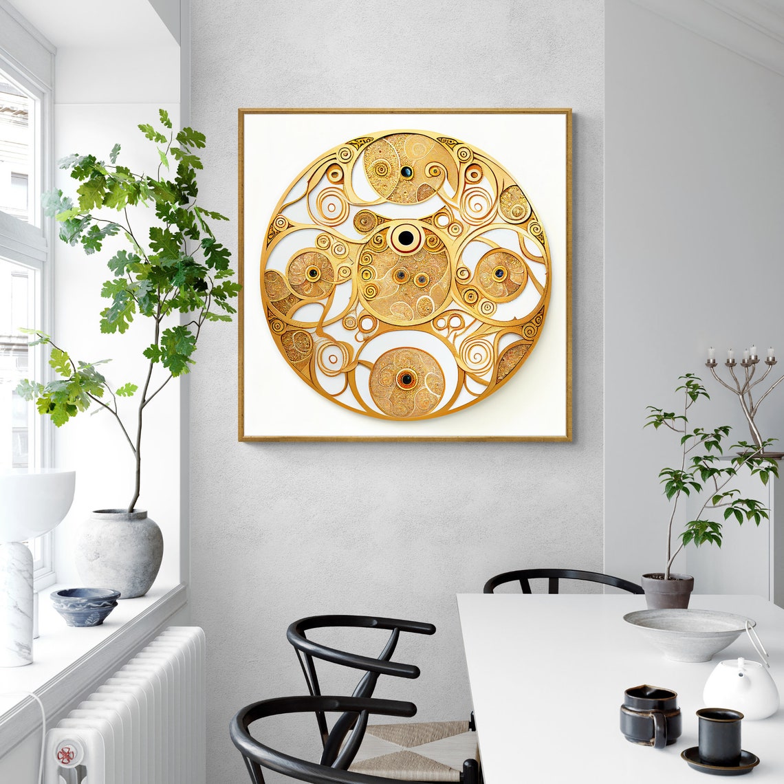 Mandala Art Zen Wall Art Home Decor Mandala Wall Decor Custom Size Colourful Art Prints Art Wall Print Decor - Image 3
