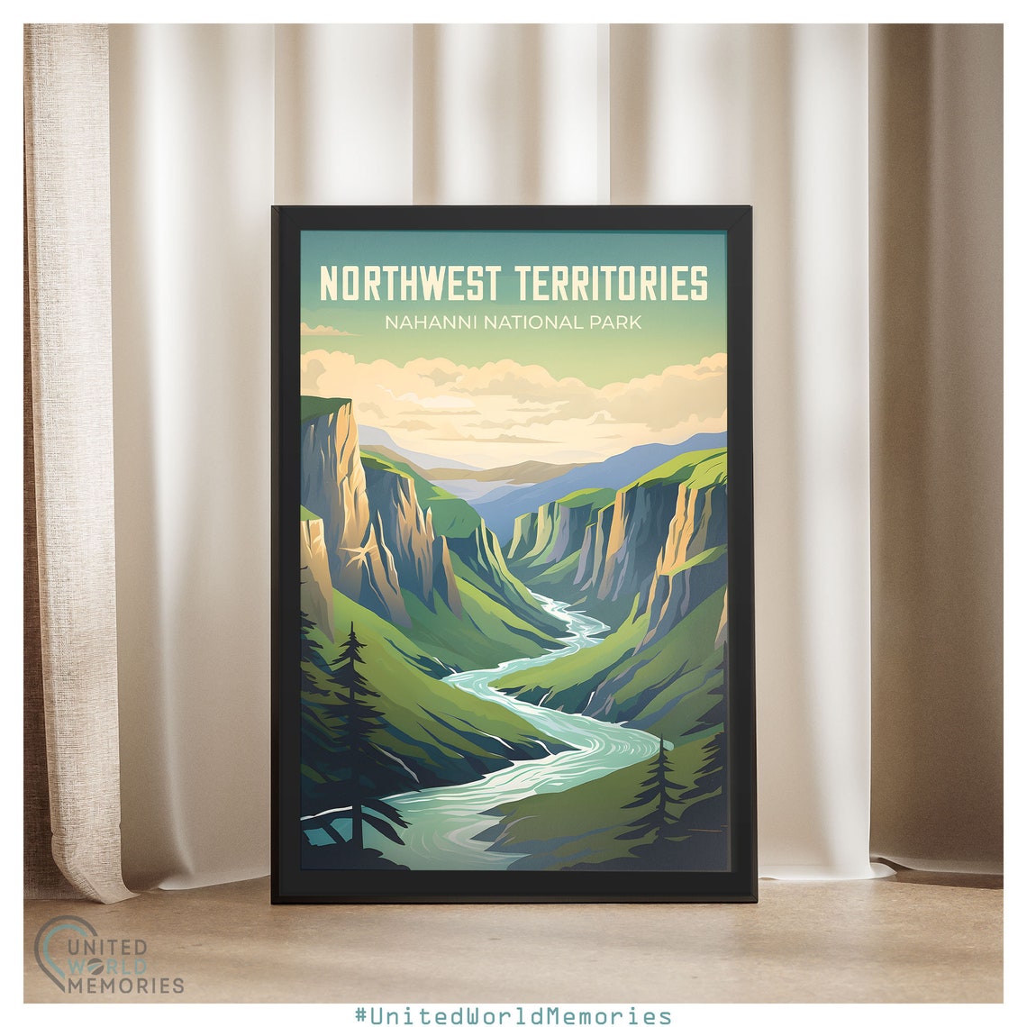 Northwest Territories Nahanni National Park Canyon River Wild Poster - Image 4