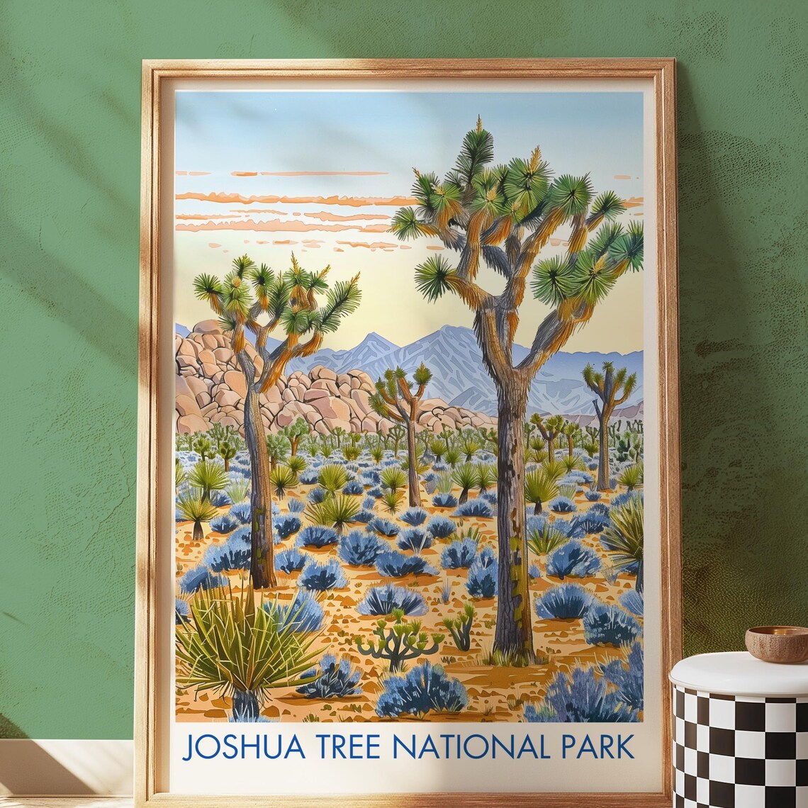 Joshua Tree National Park Southwestern Desert Landscape