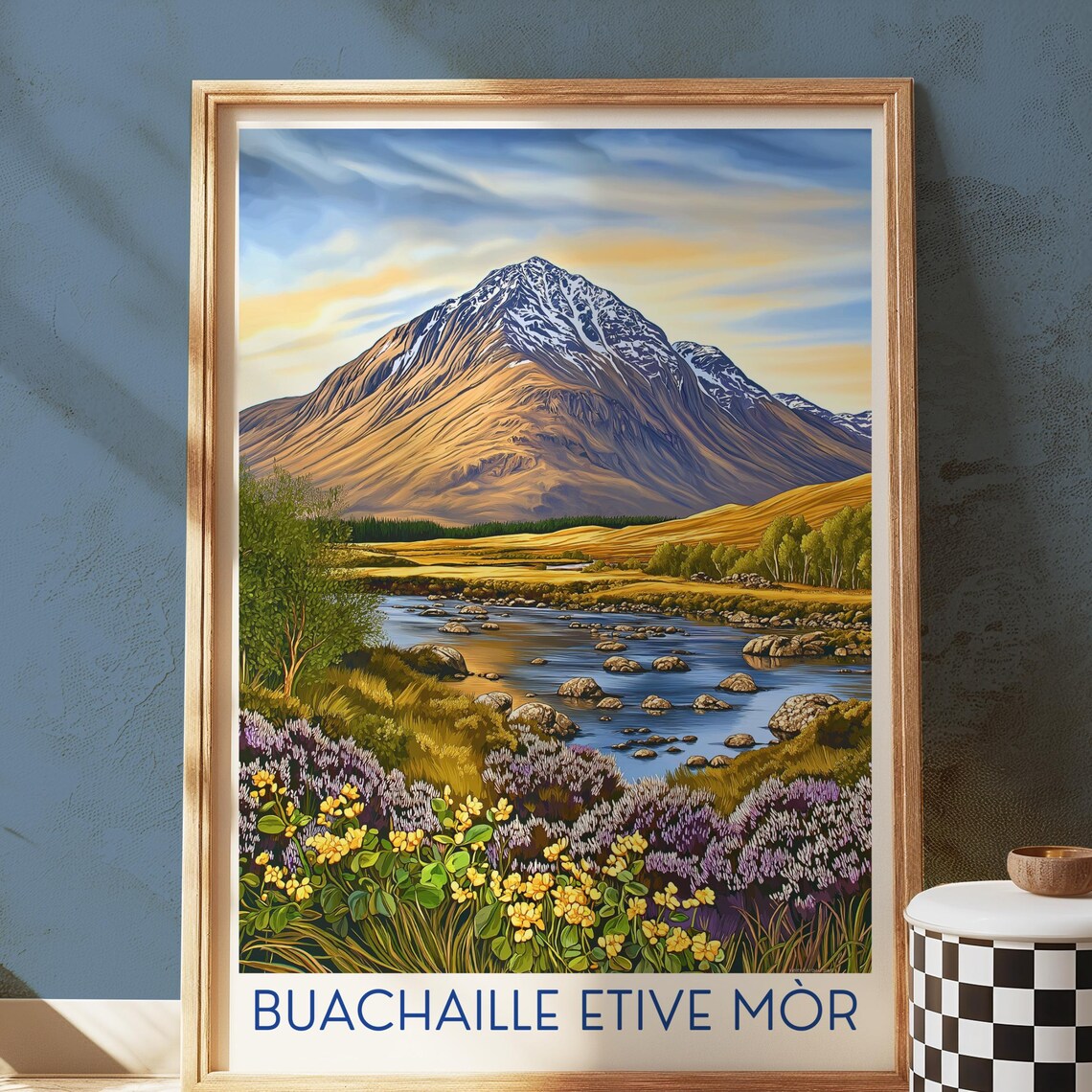Buachaille Etive Mòr Art Print, Scottish Highlands