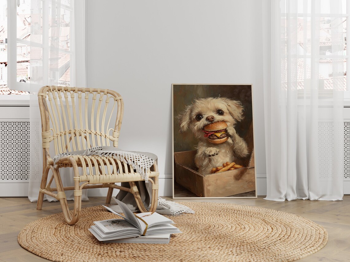 Cute Dog Traditional Travel Poster - Image 3