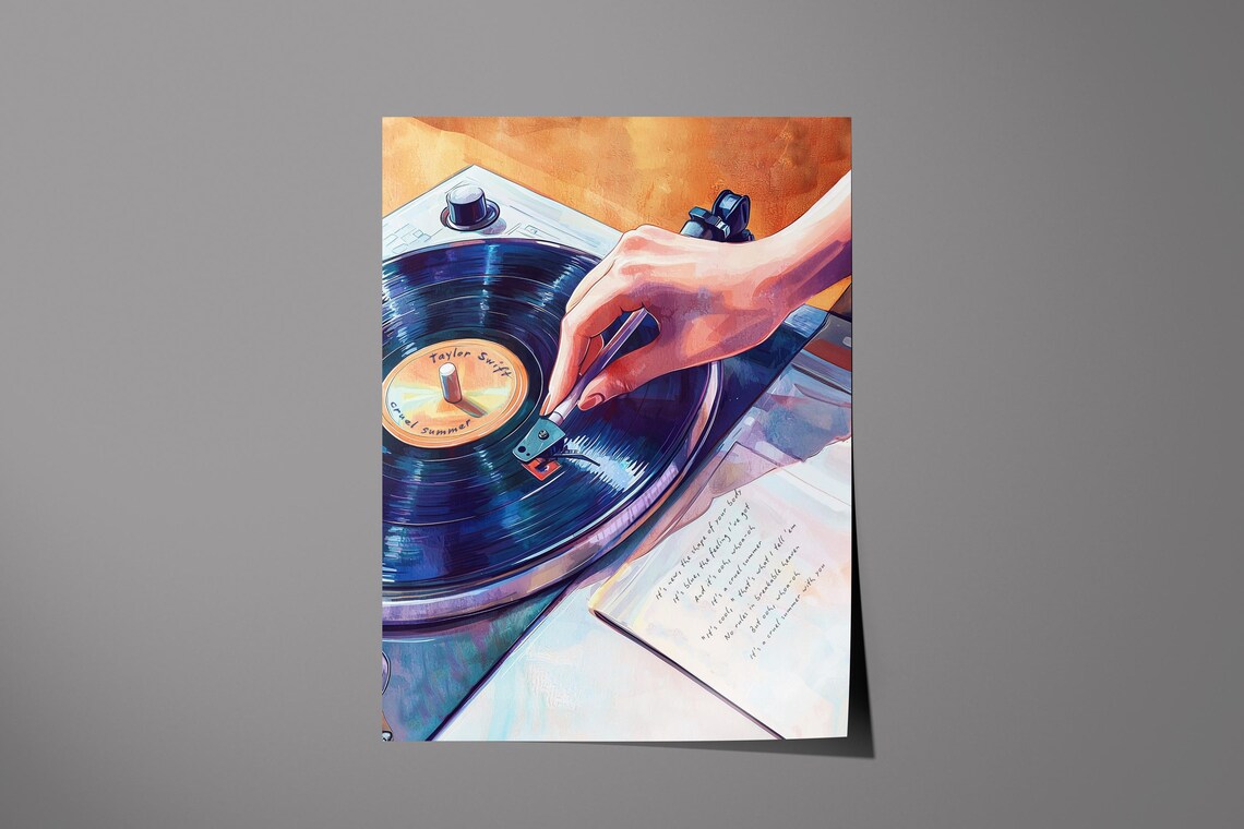 Custom Song Lyrics - Personalized Music Print - Image 5