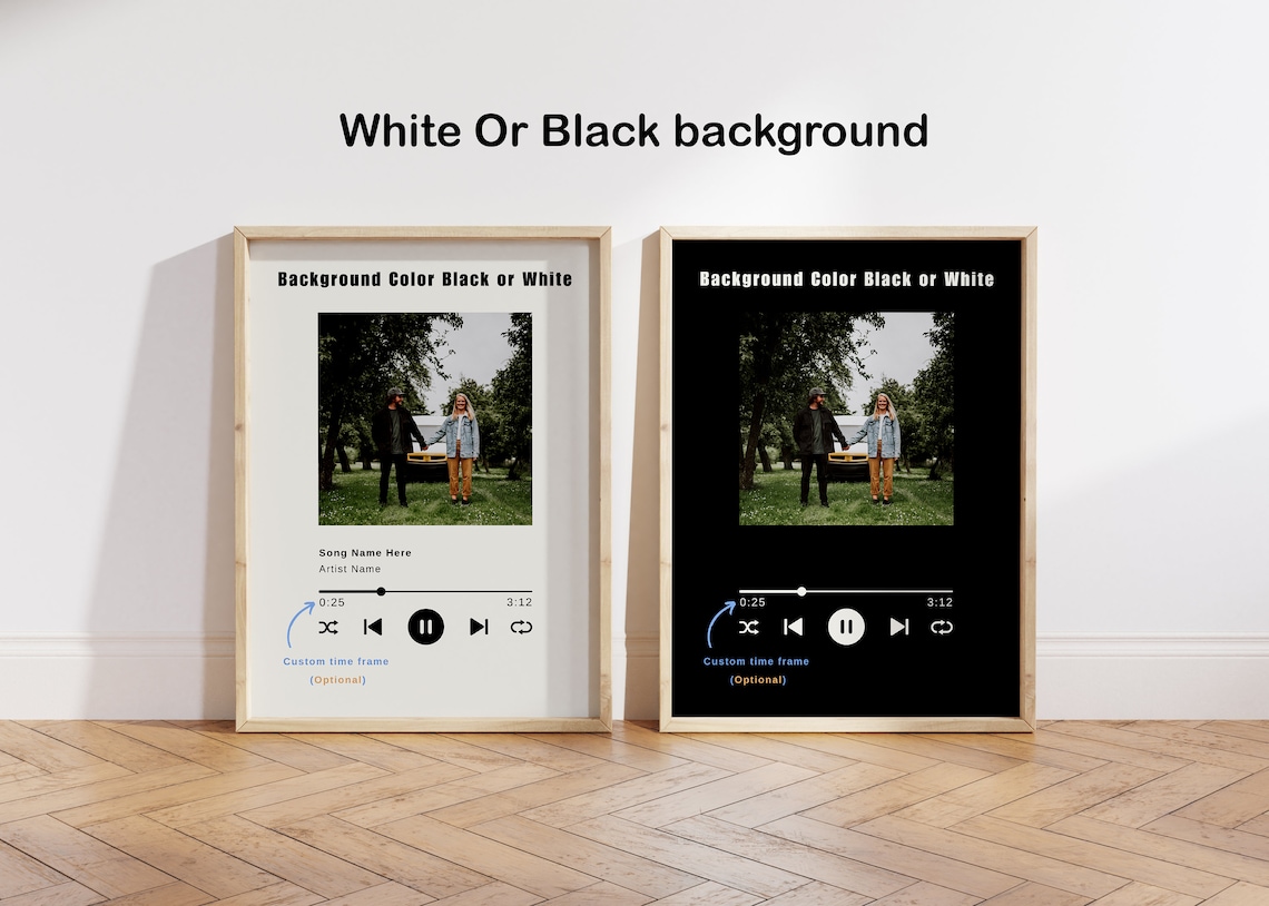 Custom Music Album Poster, Personalized Gift For Her - Image 5