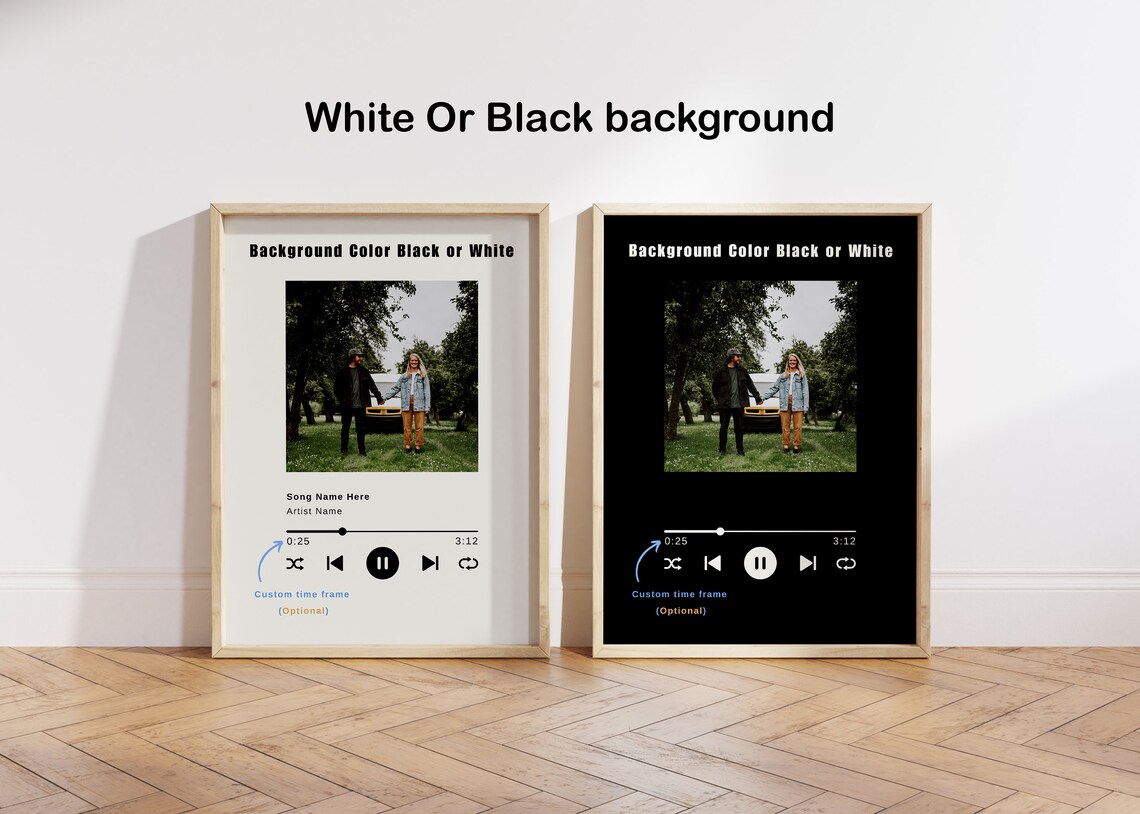 Custom Music Album Poster, Personalized Song Gift - Image 5