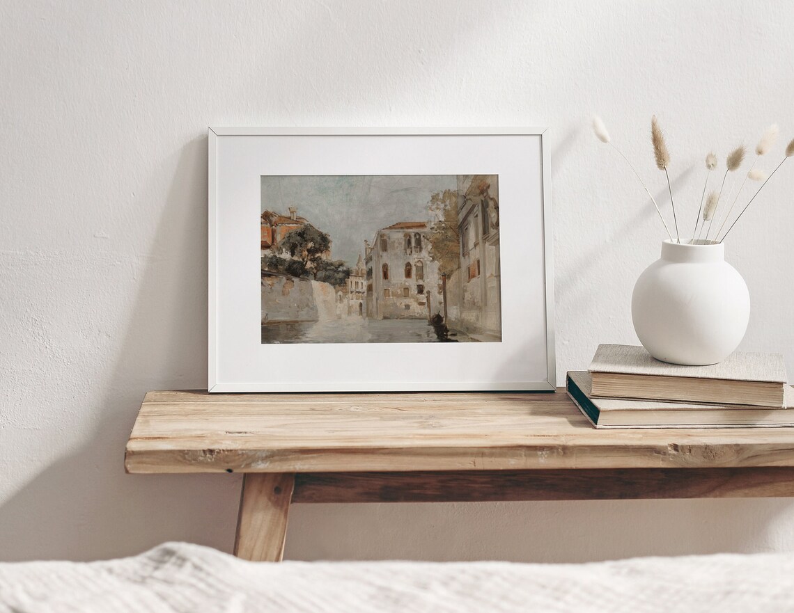 View Of Venice Vintage European City Art Print - Image 2