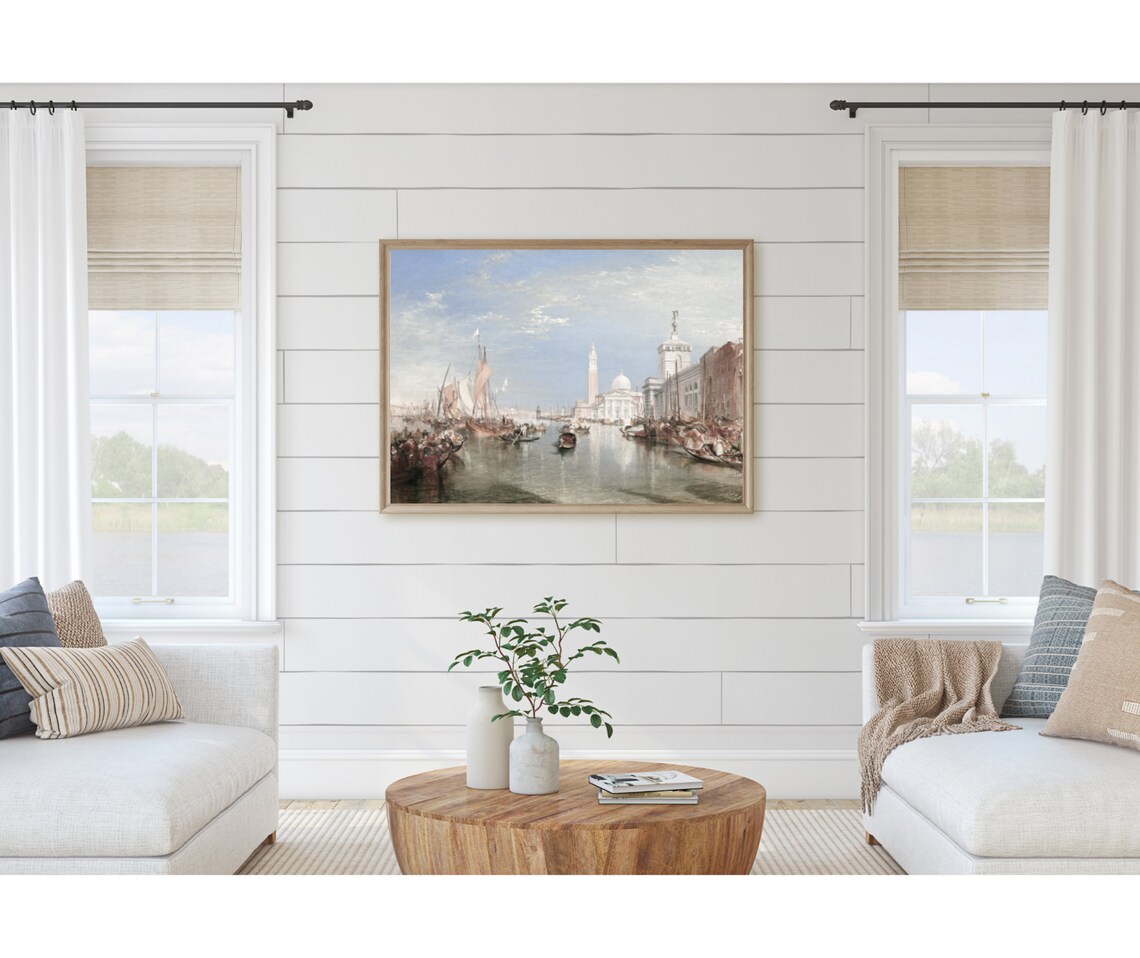 Dogana And San Giorgio Maggiore Venice Vintage Travel Poster - Image 3