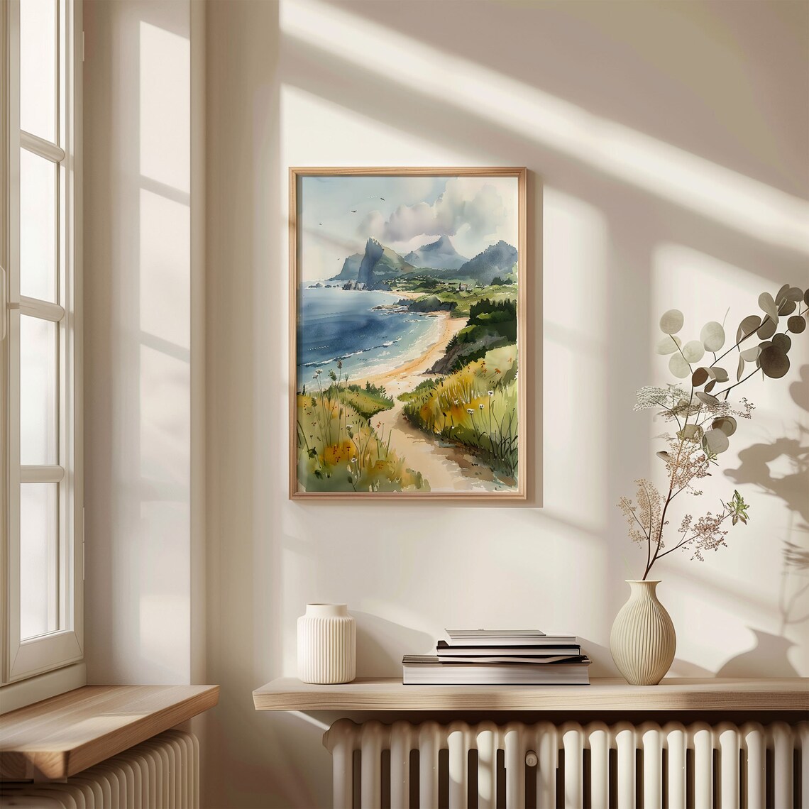 Azores Watercolor Painting, Portugal Travel Poster - Image 4