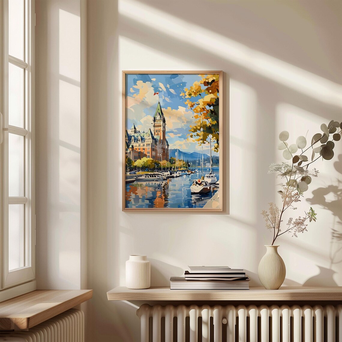 Victoria Watercolor Travel Poster, Wall Art Print - Image 4