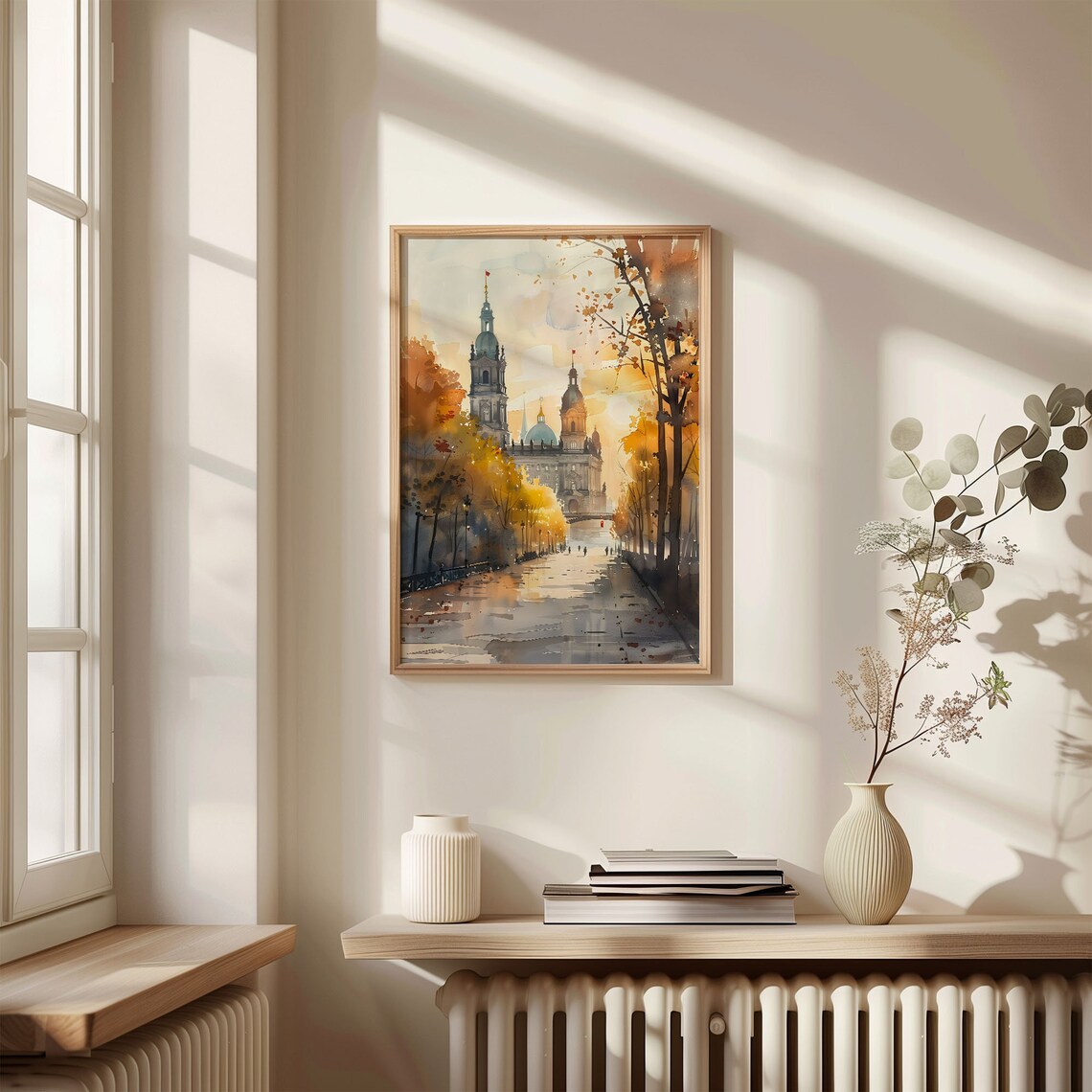 Berlin Watercolor Painting Travel Poster, Germany - Image 4