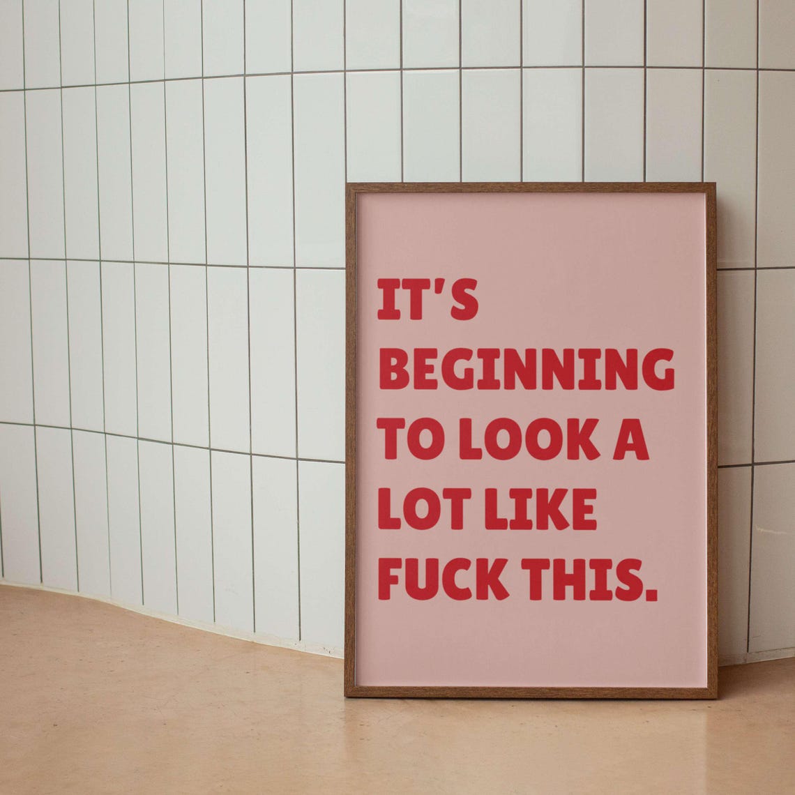 It Is Beginning to Look a Lot Like Fuck This Christmas Poster - Image 3