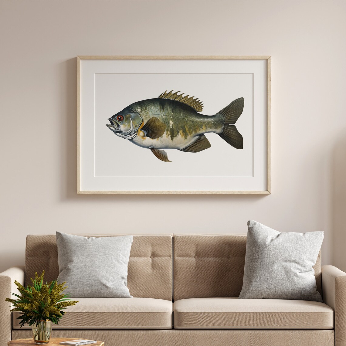 Vintage Piranha Fish Illustration Art Print - Image 4