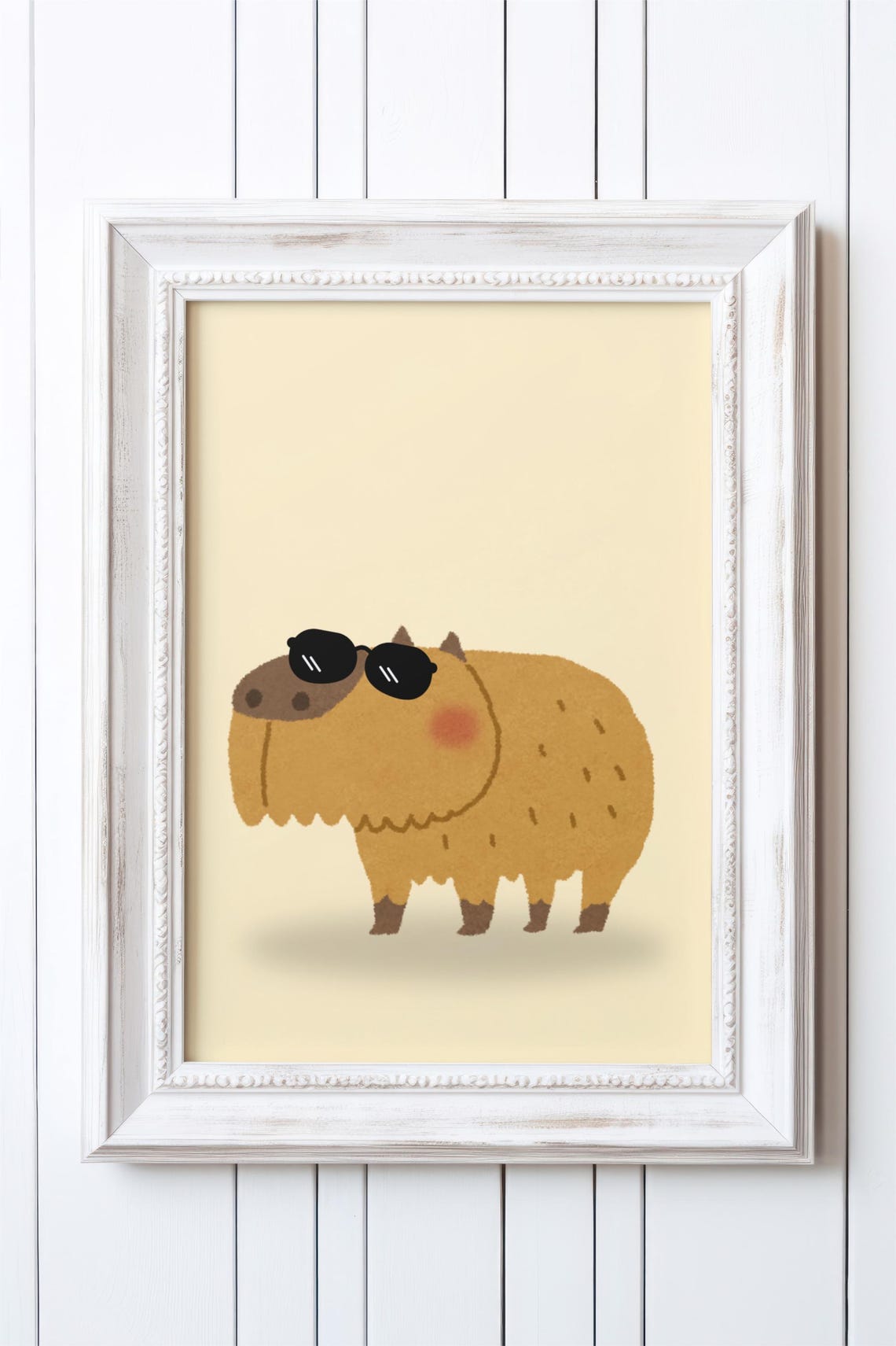 Cute Capybara Poster Kids Wall Art Nursery Wall Decor Animal Print - Image 3