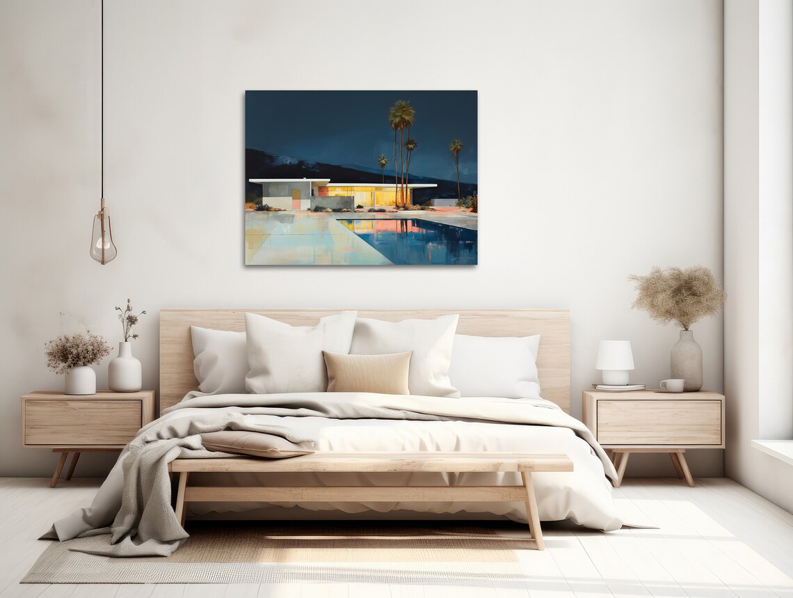 Palm Springs Mid-Century Architecture Retro Art Print - Image 2