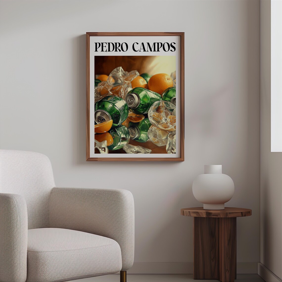 Pedro Campos Inspired Photorealism Print Hyperrealistic Object Posters Modern Realism Wall Decor Realistic Soda Can Fruit Art Print - Image 2