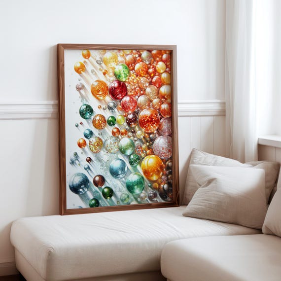 Charles Bell Inspired Photorealism Poster Vintage Gumball Print Colourful Retro Sweetshop Hyper Realistic Candy Machine 1980s