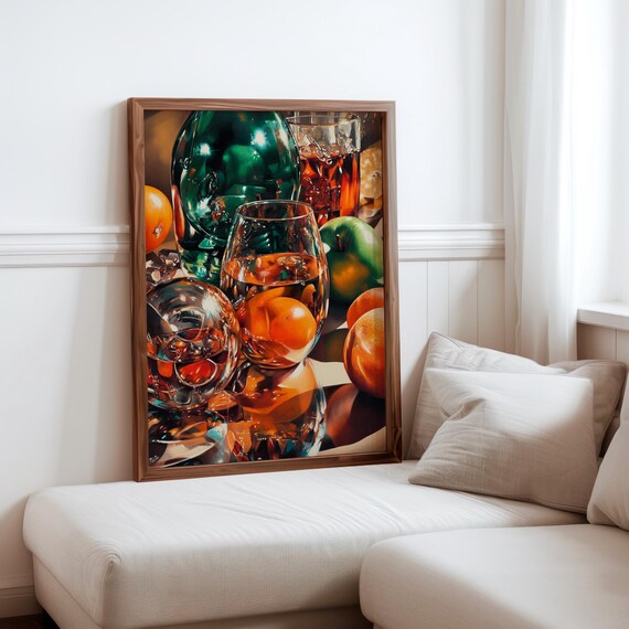 Pedro Campos Inspired Photorealism Print Hyperrealistic Object Posters Modern Realism Wall Decor Realistic Soda Can Fruit Art Print