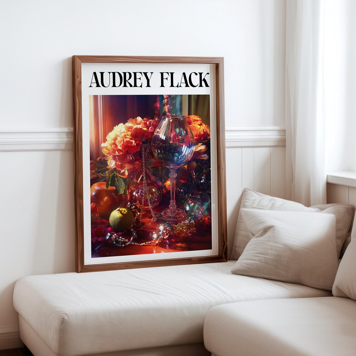 Audrey Flack Inspired Still Life, Surrealism Poster