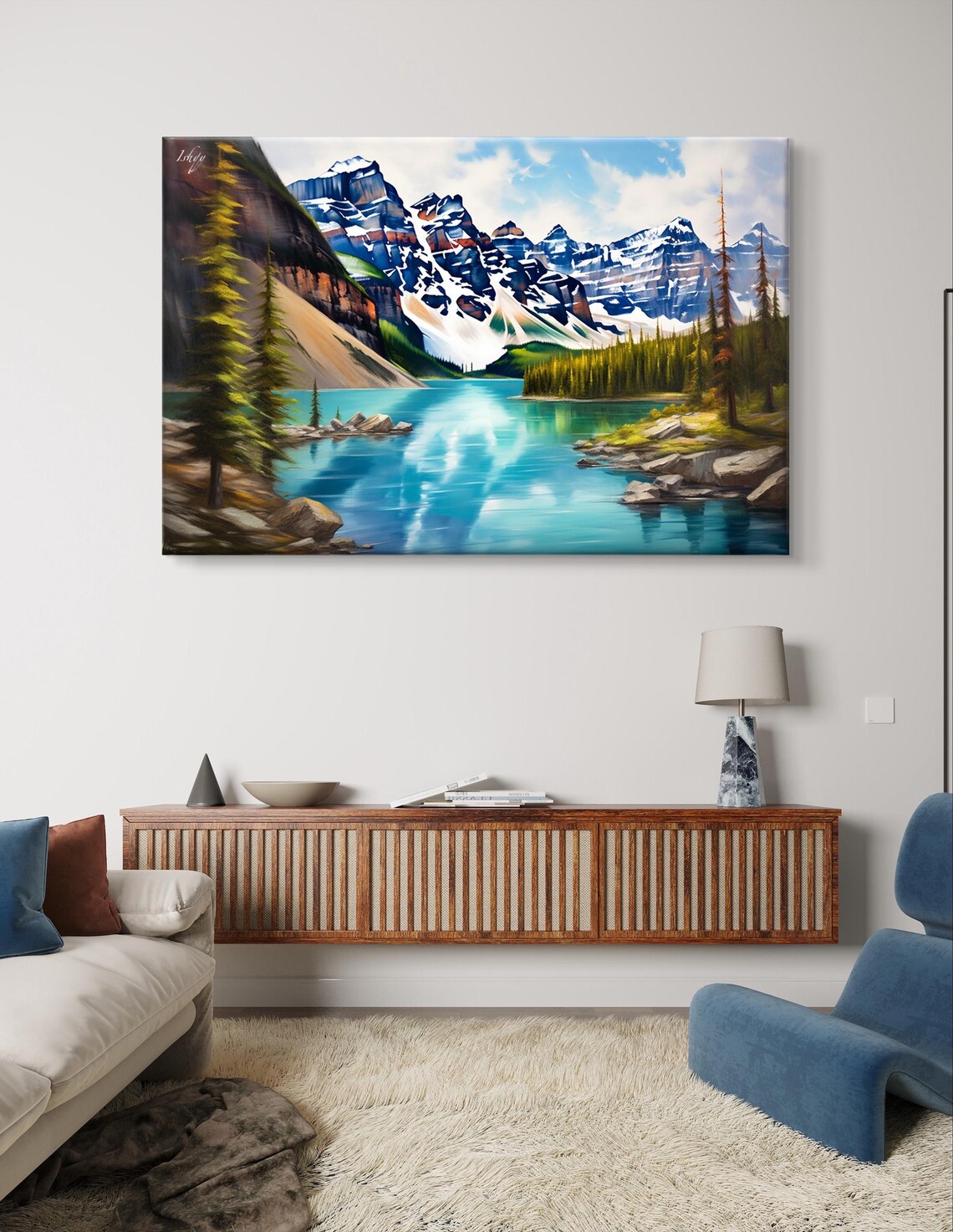 Moraine Lake Ten Peaks Turquoise Water Canadian Rockies Poster - Image 5
