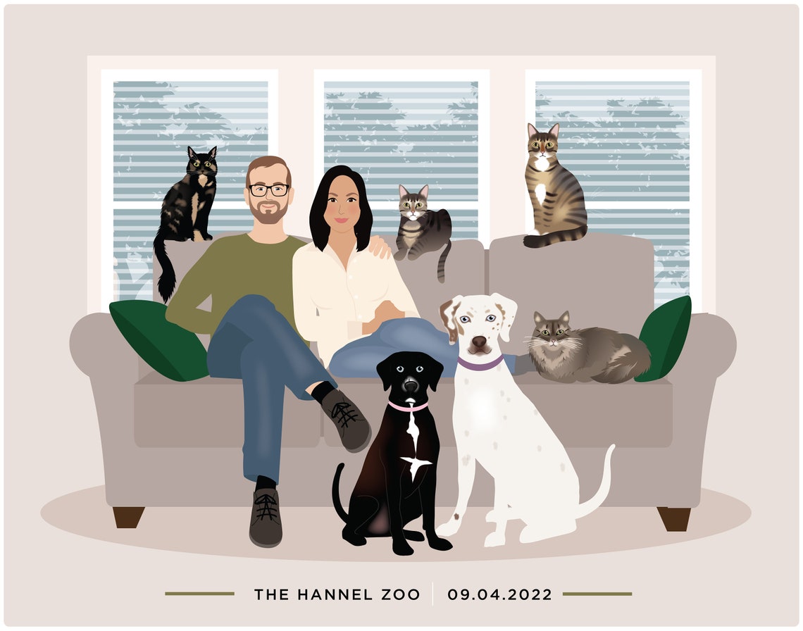 Family Portrait Add-On Pet - Image 5