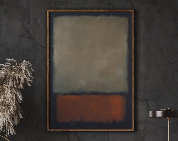 Mark Rothko Poster, Housewarming Gift