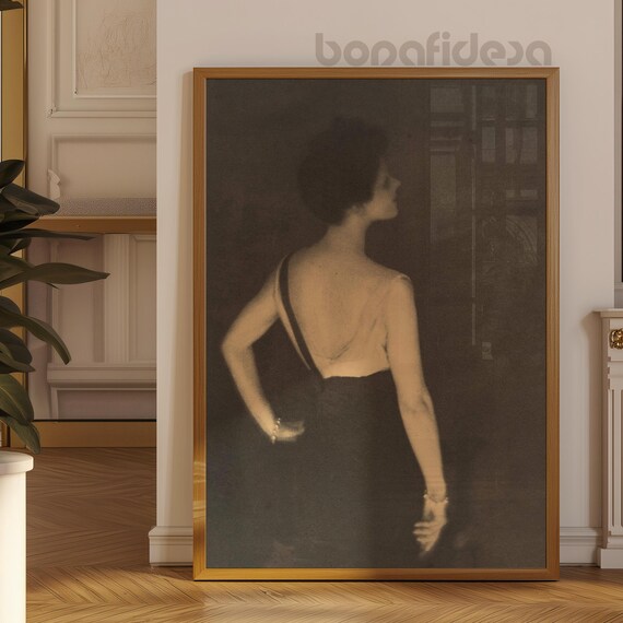 Victorian Print Moody Wall Art Vintage Dark Academia Witchy Modern Farmhouse Brown Decor