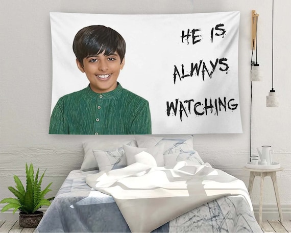 Funny Meme Tapestries He Is Always Watching Art Wall Hanging For Home Tapestry Bedroom Living Room College Dorm Decor Tapestry Wall