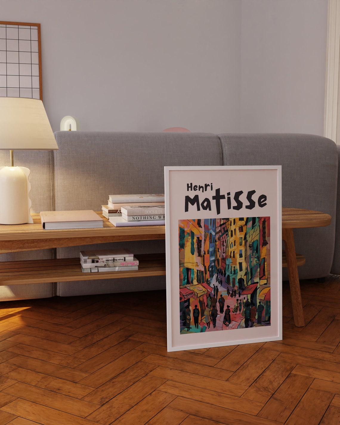 Henri Matisse Crowded City Street At Dusk Evening Rush Art Poster - Image 3
