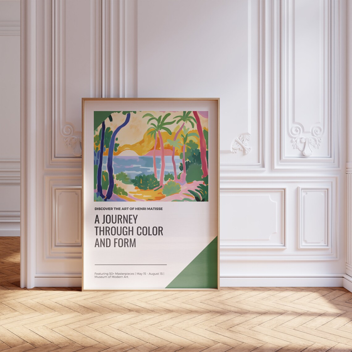 Henri Matisse Pink Palm Beach Journey Through Color Form Poster - Image 5