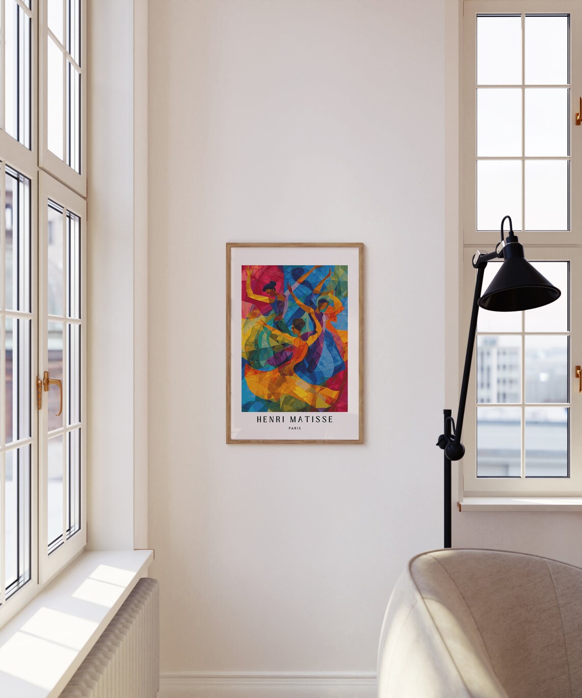 Henri Matisse Paris Mosaic Dancers Jewel Tone Modern Art Poster - Image 3