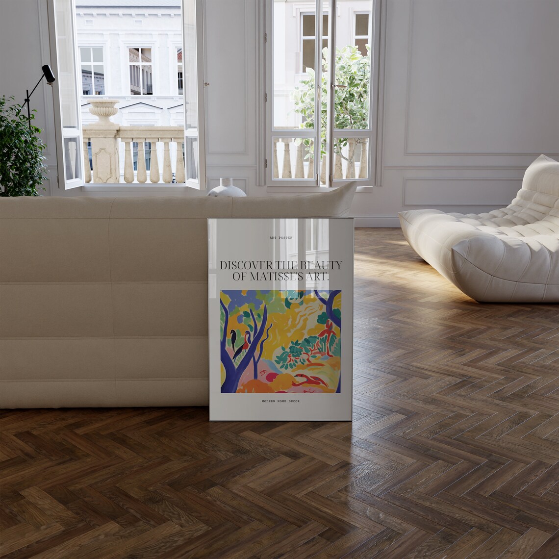 Henri Matisse Colorful Jungle Birds Modern Exhibition Poster - Image 3