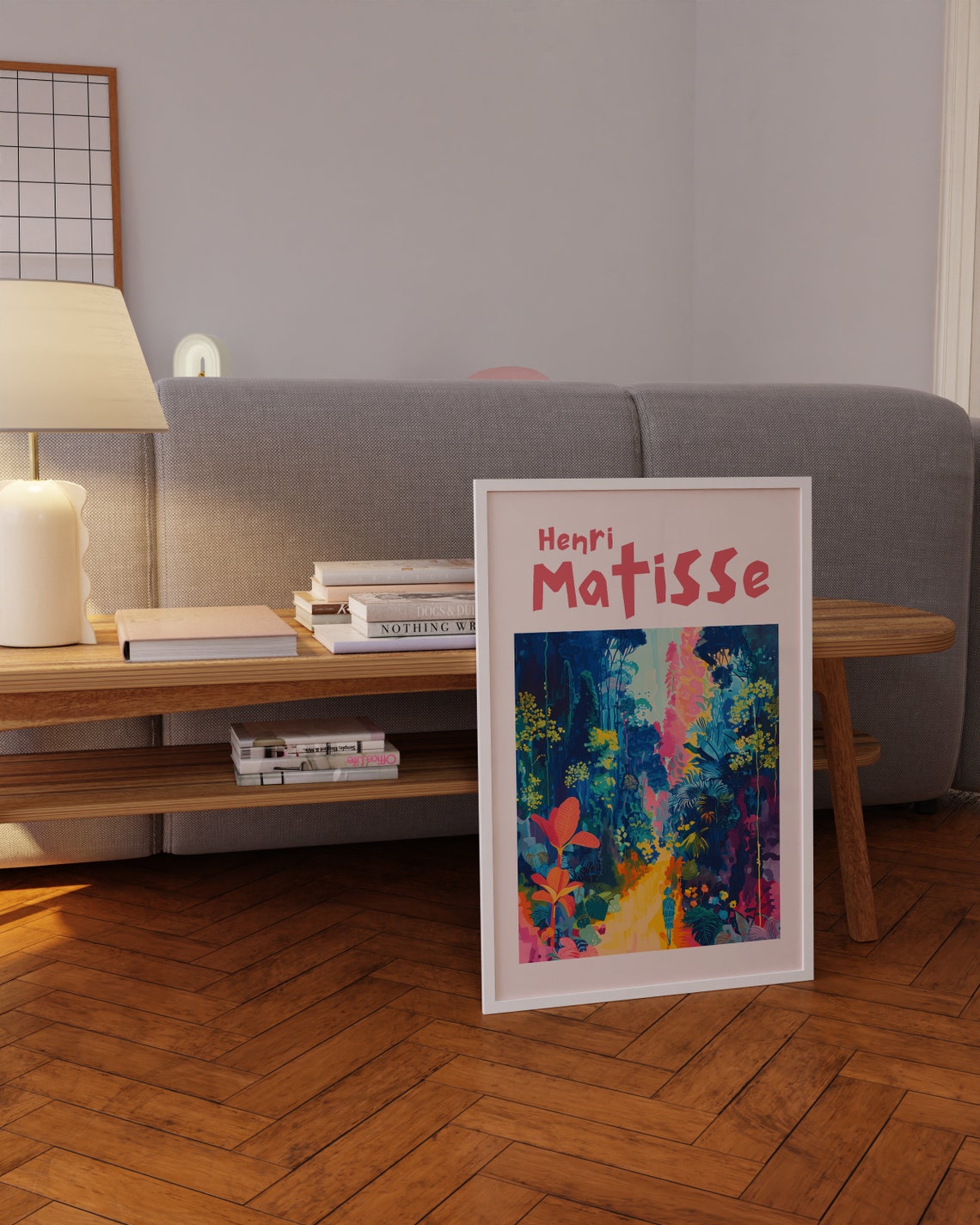 Henri Matisse Neon Jungle Forest Path Tropical Dream Art Poster - Image 3