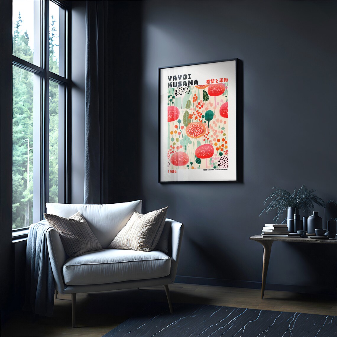 Yayoi Kusama Japanese Gallery Wall Art Poster - Image 3