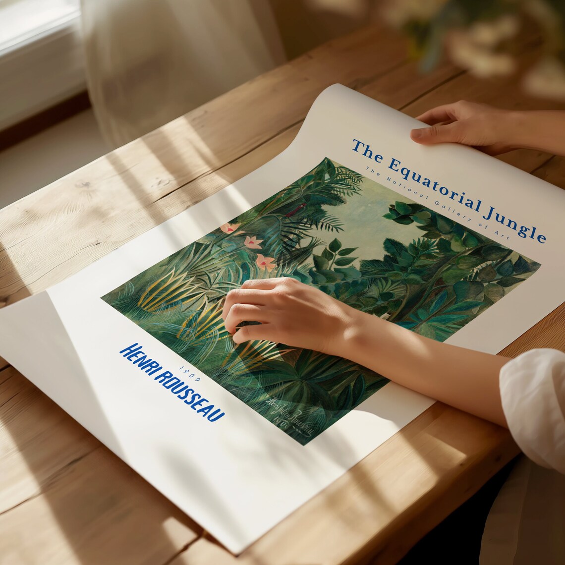 Henri Rousseau Poster Scene In Bagneux On The Outskirts Of Paris Realism Art Antique Decor Home Decoration Garden Poster - Image 3