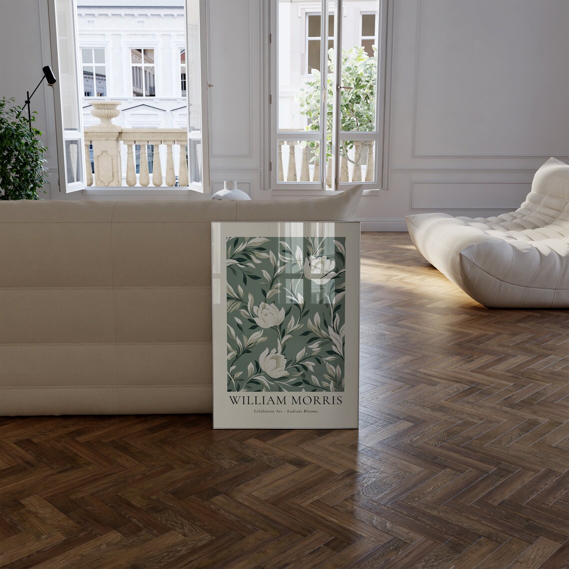 William Morris Mid Century Modern Wall Art Print - Image 2