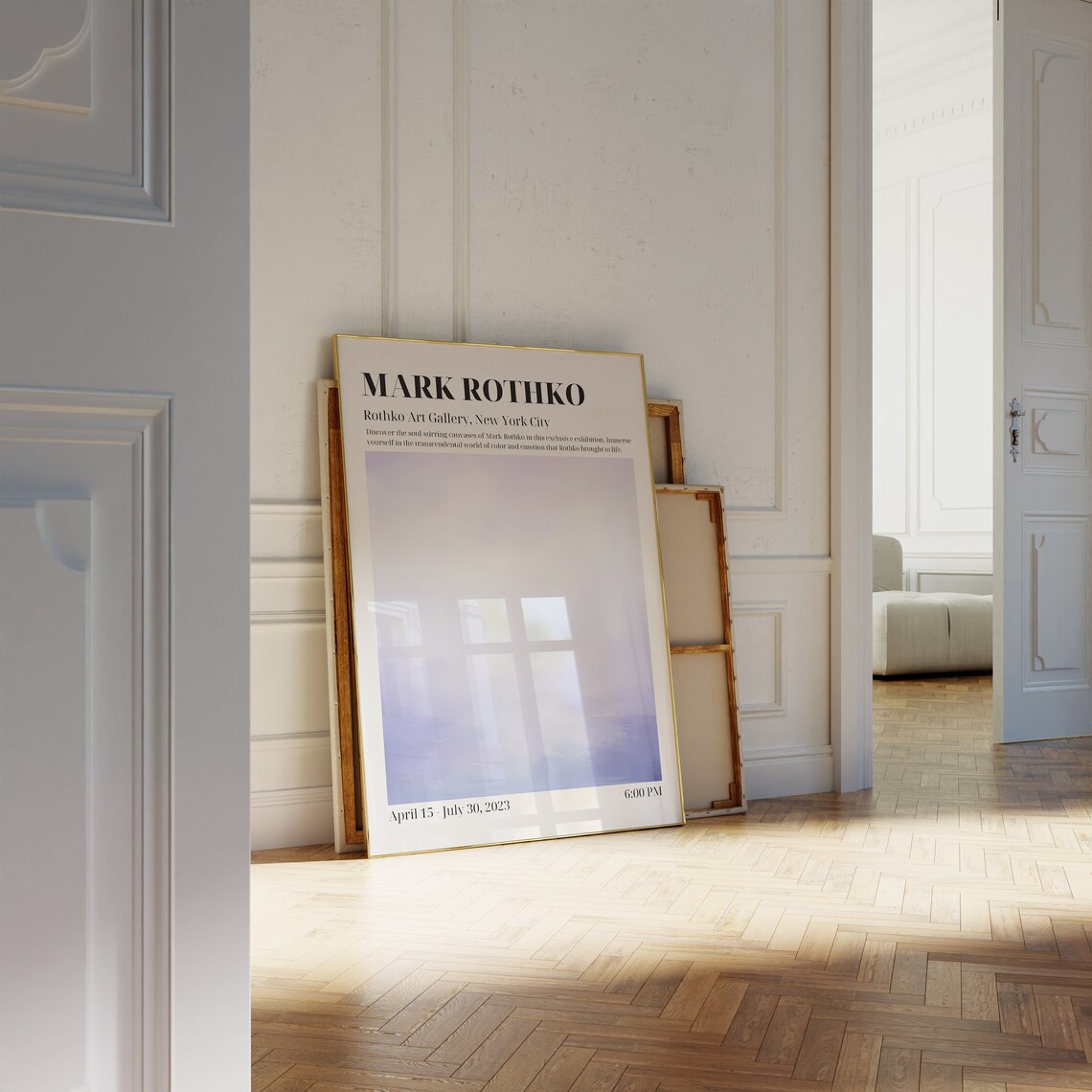Mark Rothko Exhibition Poster, Living Room Art Print - Image 2