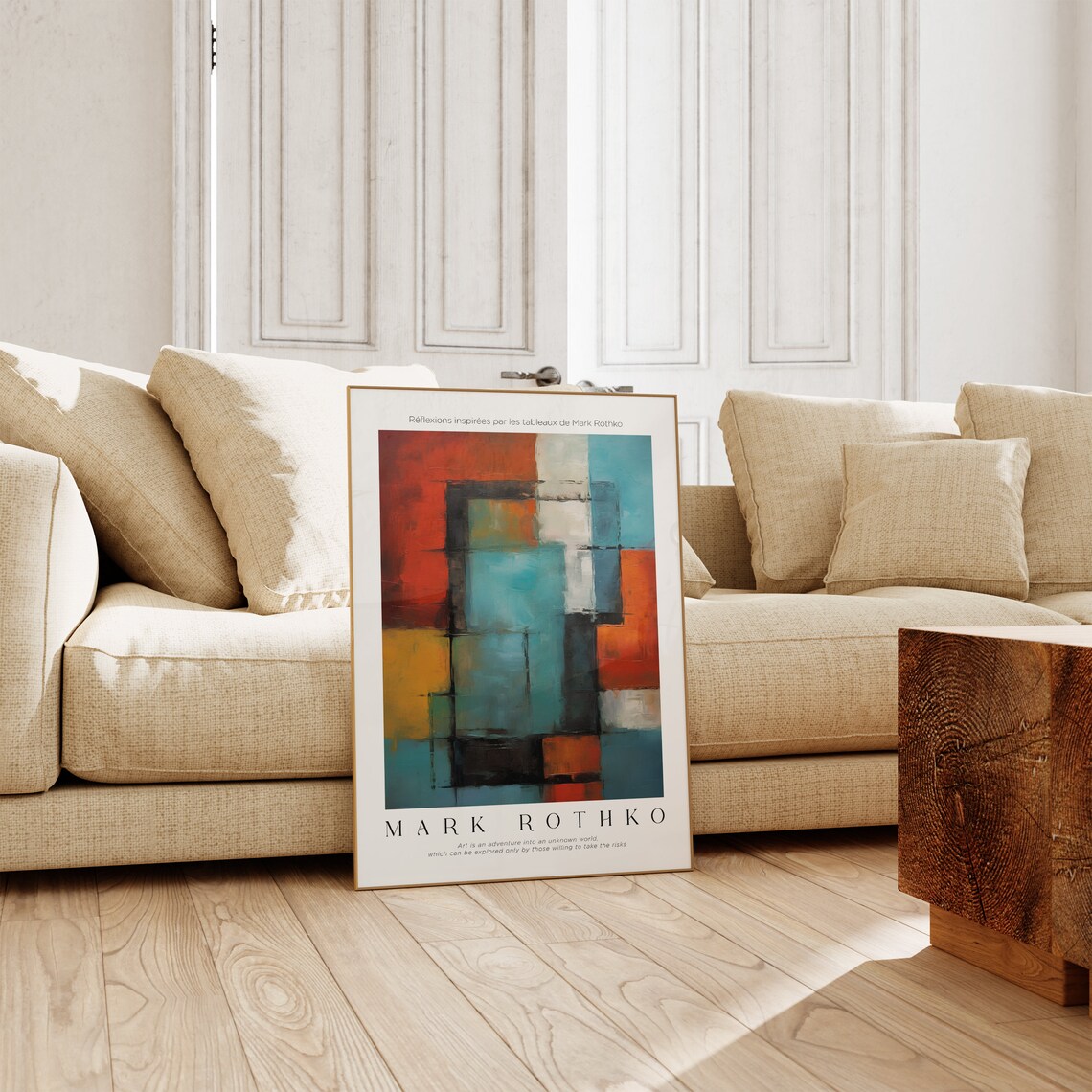 Mark Rothko Birthday Gift Idea Poster Print - Image 2