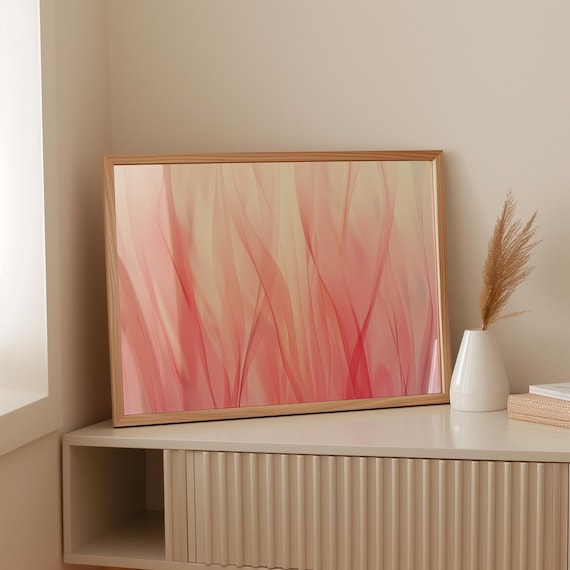 Abstract Poster, Minimalist Gradient Wall Art