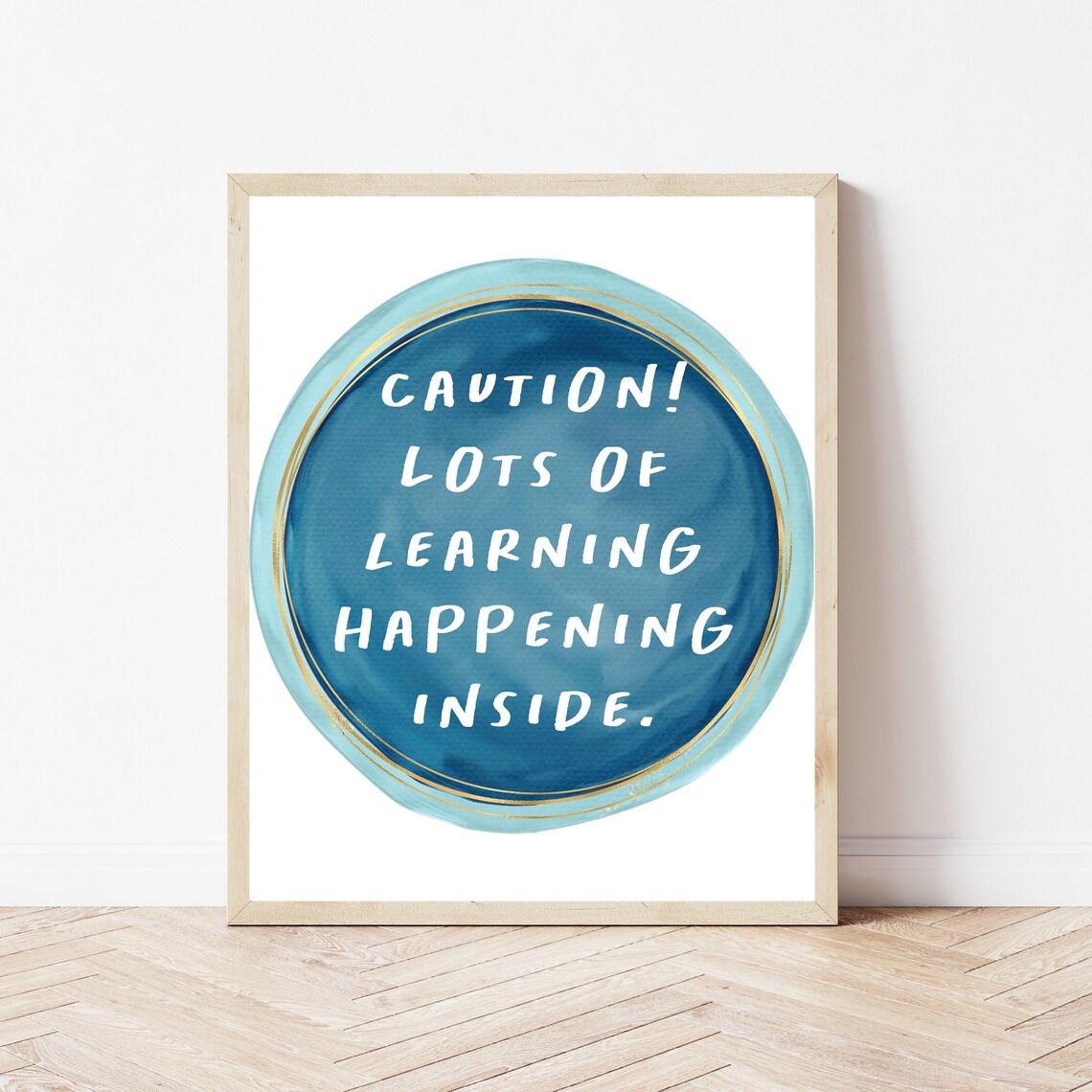 Funny Classroom Sign, Middle School Decor Art Print