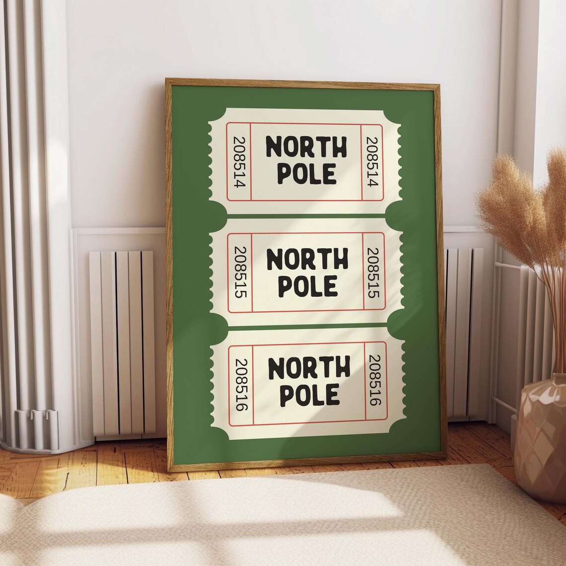 North Pole Drink Tickets, Vintage Christmas Decor - Image 4