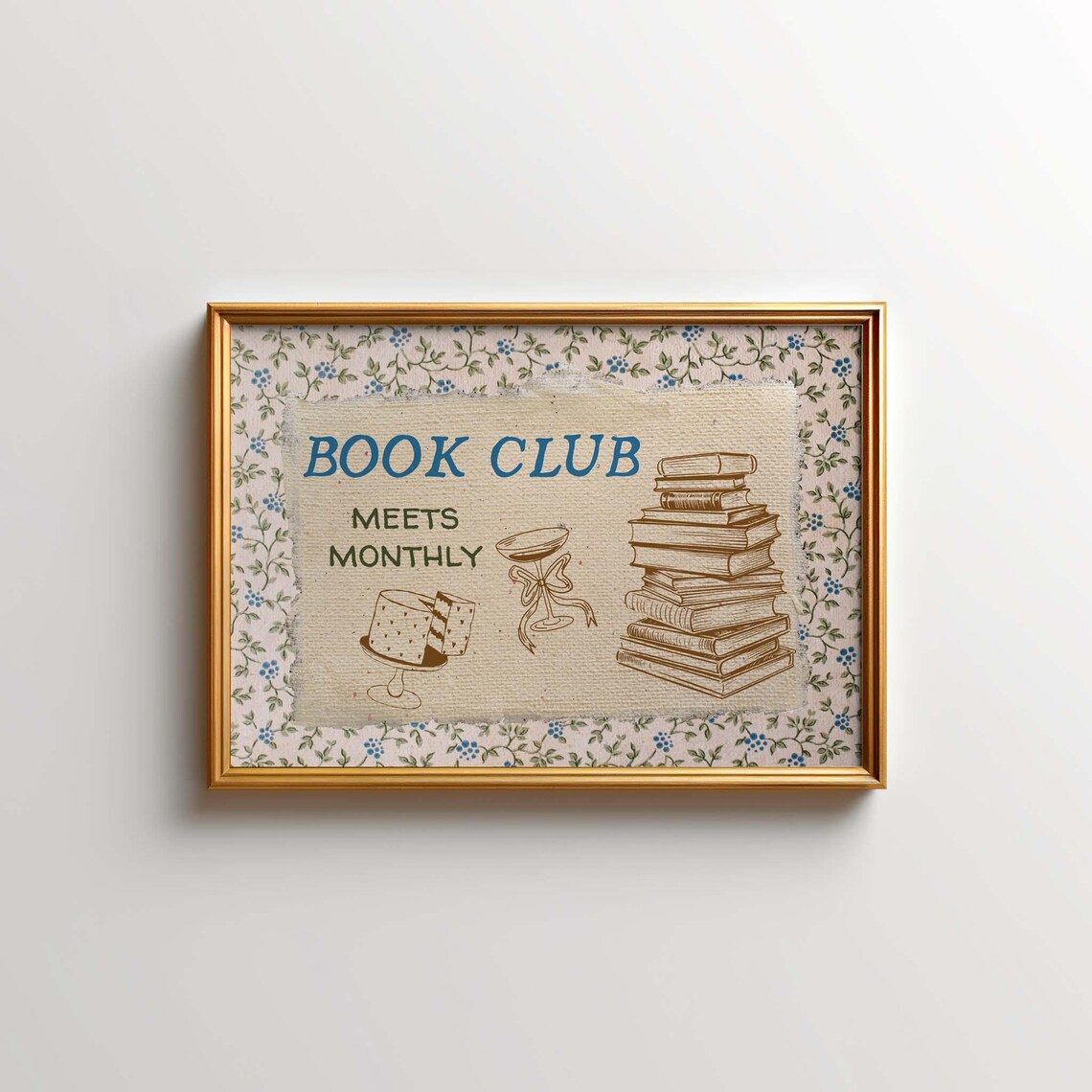 Book Club Prints, Cute Reading Lover Poster - Image 4