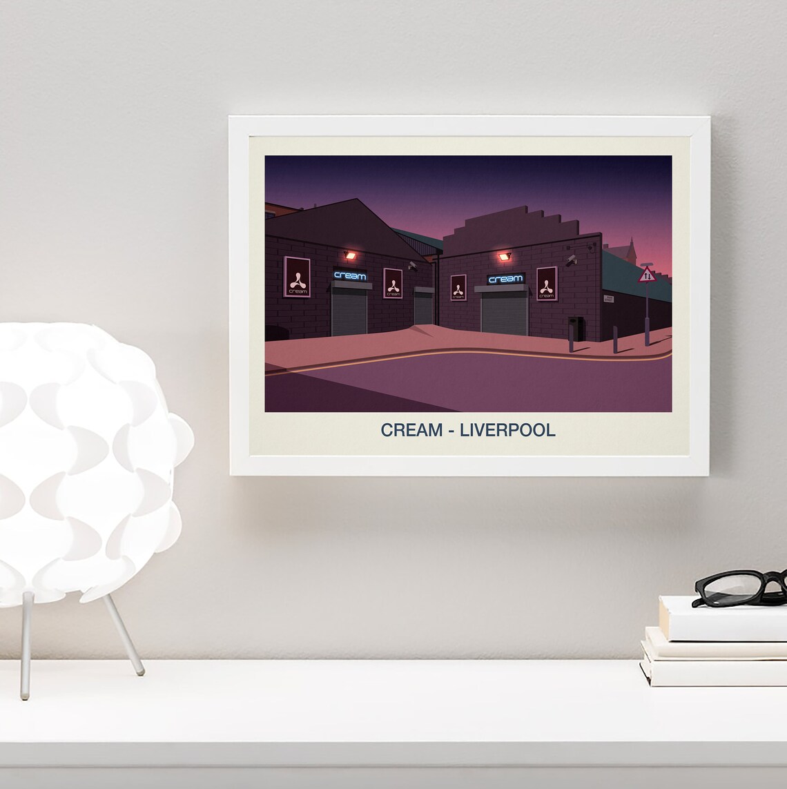 Cream Nightclub Art Print, Vintage Club Scene - Image 4