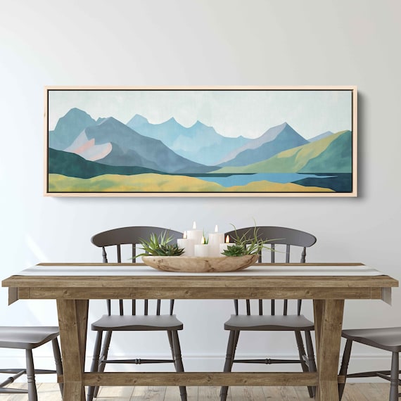 Rocky Mountain National Park Wall Art Print Minimalist Colorado Landscape Gift For Hiker Ready To Hang